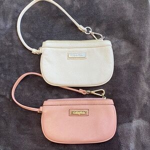 Two Calvin Klein Wristlets